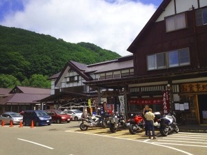 バイカーにも人気の高い酸ヶ湯