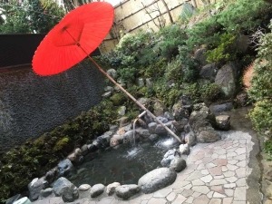 中屋旅館の露天風呂